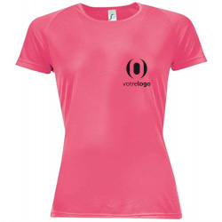 T-shirt publicitaire pour femme